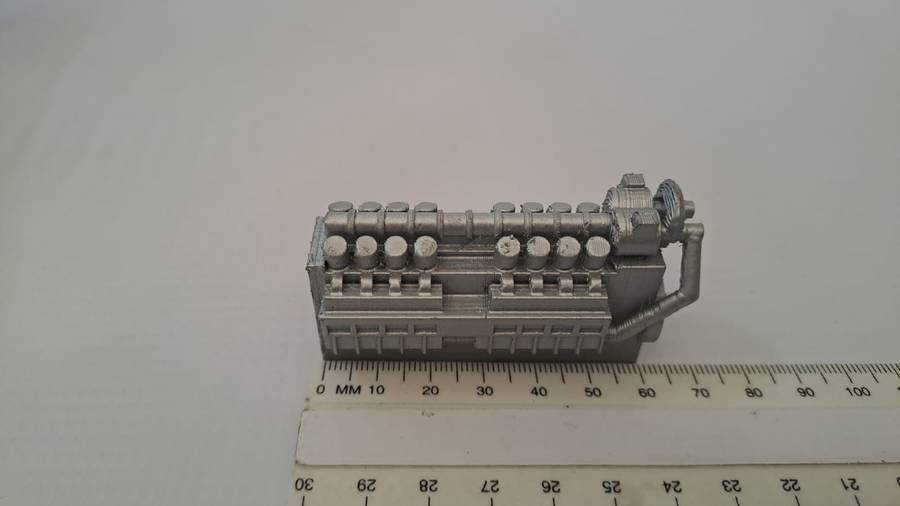 Model Trains HO-Scale - 1 x Engine Load Big V8- 77mm x 24mm x 40mm