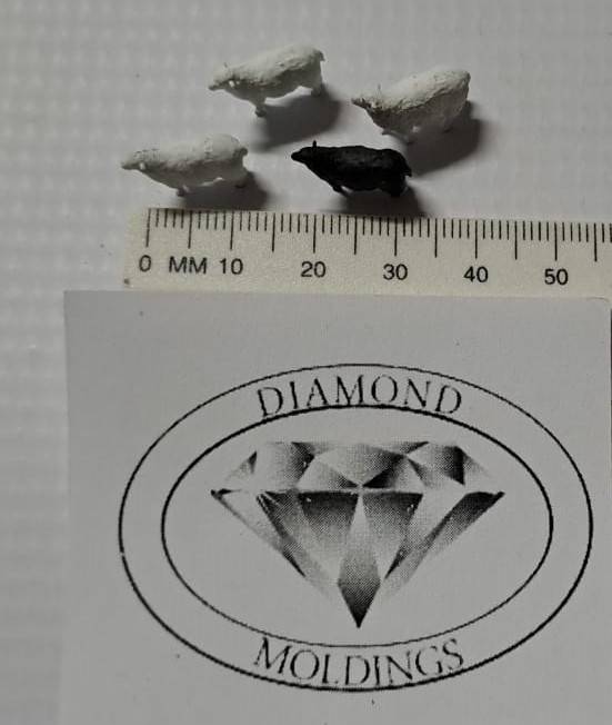 Model Trains 1:87 HO - Animals - Sheep (x4)