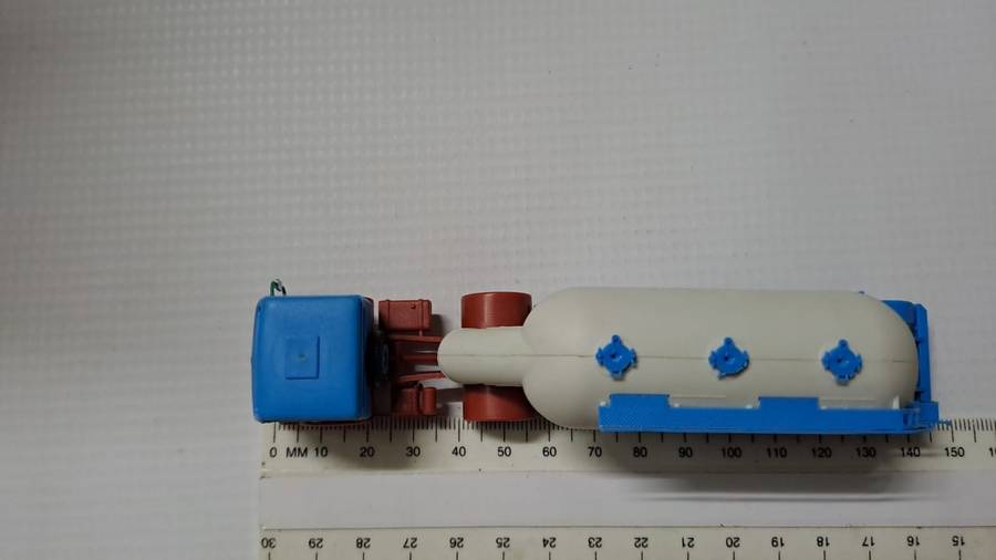 Model Trains/Track HO 1 x Kibri Mercedes-Benz Cement Truck.