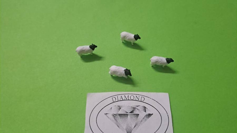 Model Trains 1:87 HO - Animals - Dorper Sheep (x4)