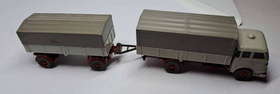 Model Trains/Cars HO 1 x Wiking Truck & Trailer.