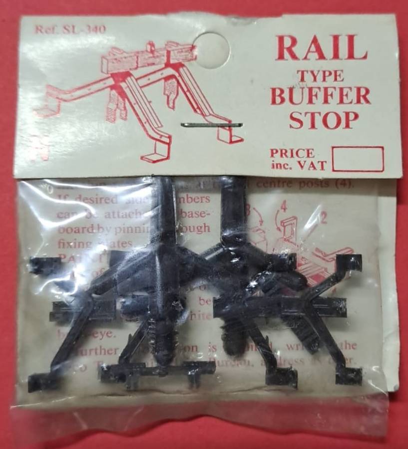 Model Trains N Scale 1 x Pack of 2 Buffer stops.