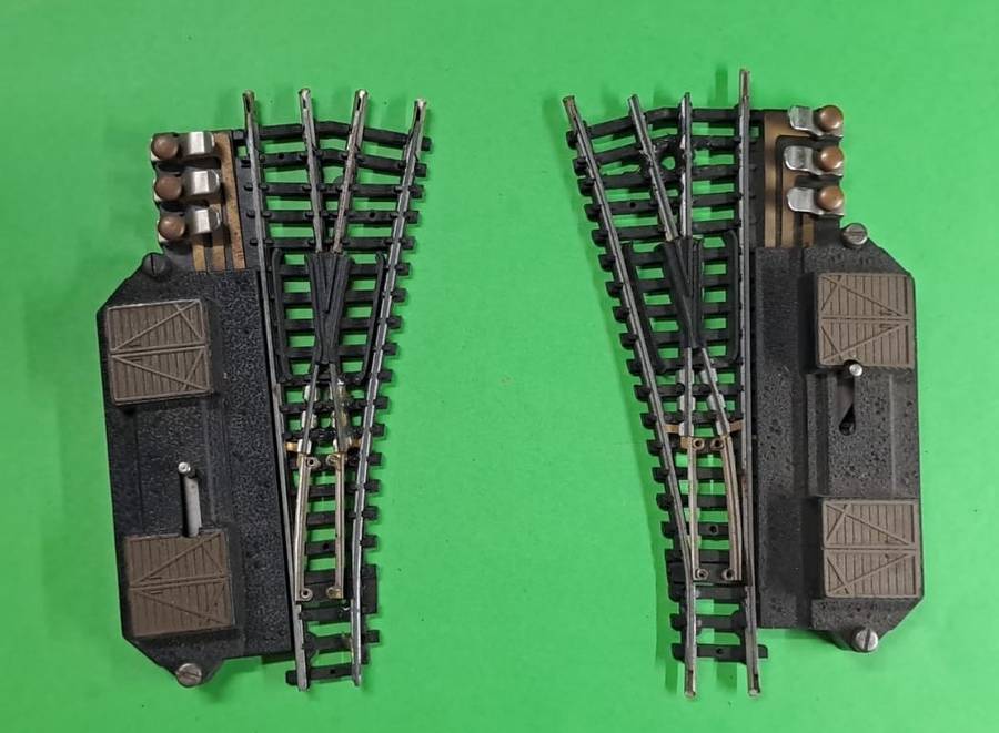 Model Trains N Scale 1 x Pack of 2 Points.