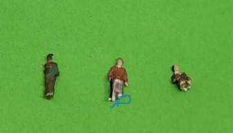 Model Trains N-Scale 1 x Pack of 3 Figures.