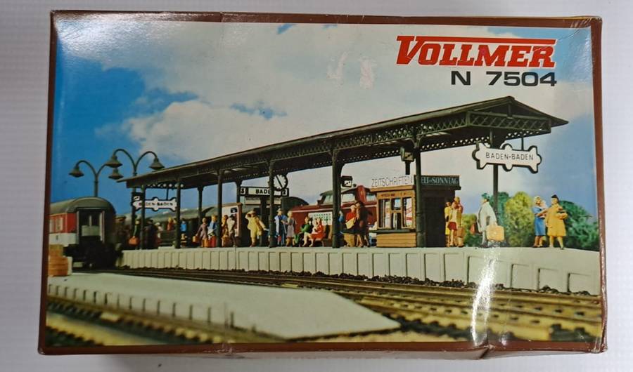 Model Trains N Scale 1 x Vollmer Station Platvorm. 650 x 35 x 40mm