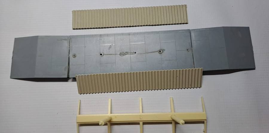 Model Trains H0 Scale 1 x Station Platvorm. 160 x 60 x 10mm Used Kit