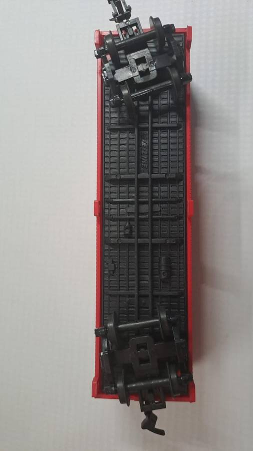 Model Trains HO 1 x Life-Like, Box Wagon - United We Stand, with plastic wheels & Horn Hook couplers