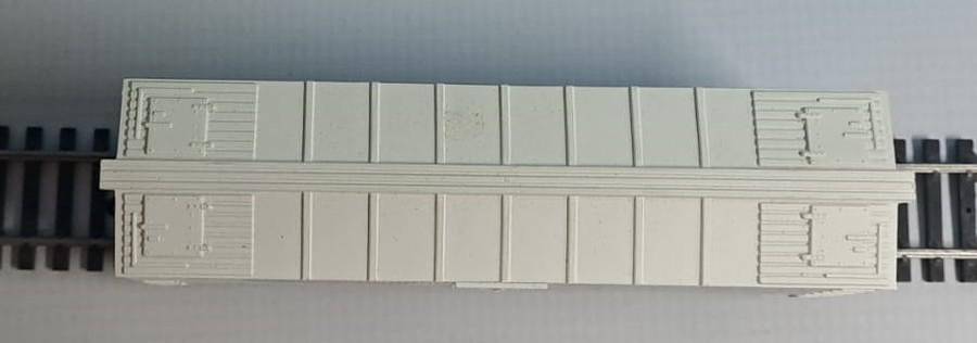 Model Trains HO 1 x Life-Like, Box Wagon-God Bless America, with plastic wheels & Horn Hook couplers