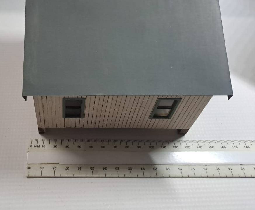 Model Trains HO 1 x House (Balsa Wood) 145mm x 140mm x 90mm
