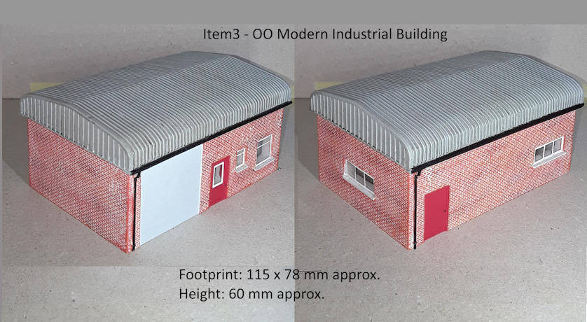Model Trains H0/OO-Scale 1 x Hornby - Modern Industrial Building, Resin