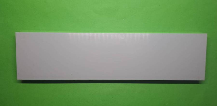 Model Trains H0/OO-Scale 1 x Platform section - Straight L200xW50xH15, grey plastic