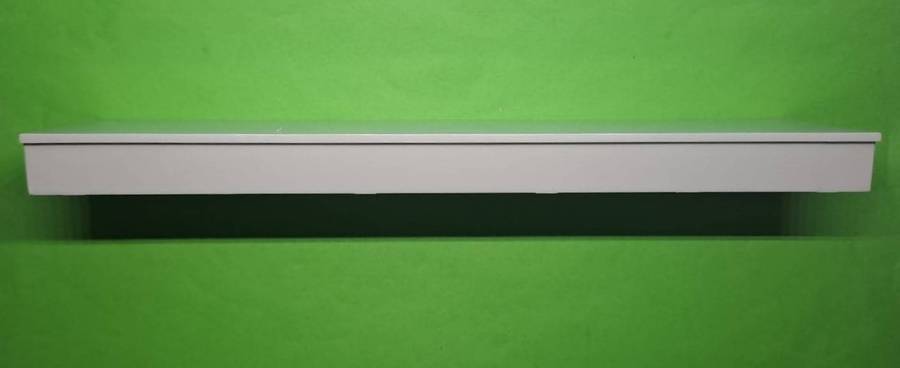 Model Trains H0/OO-Scale 1 x Platform section - Straight L200xW50xH15, grey plastic