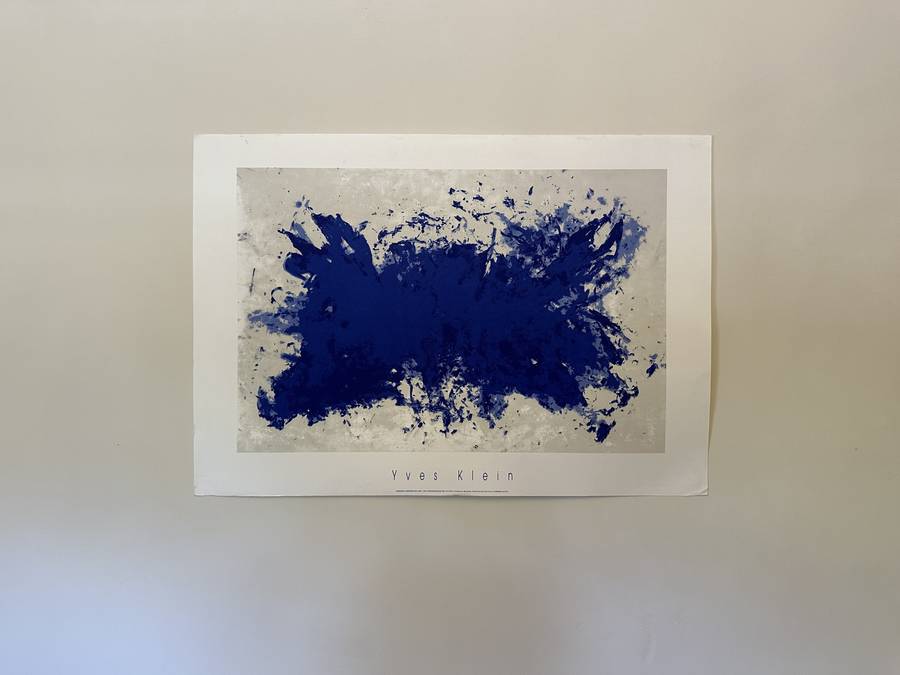 Silkscreen Print - Yves Klein, Hommage A Tennessee Williams - Size 100cm x 70cm