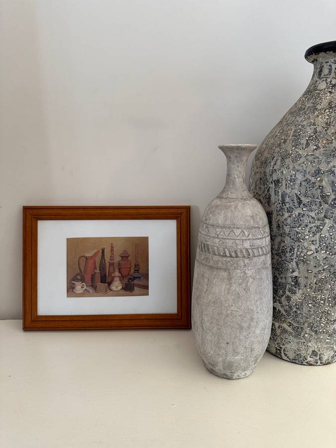 Framed Giorgio Morandi Print - Natura Morta, Finished Size 34.5cm x 25.5cm