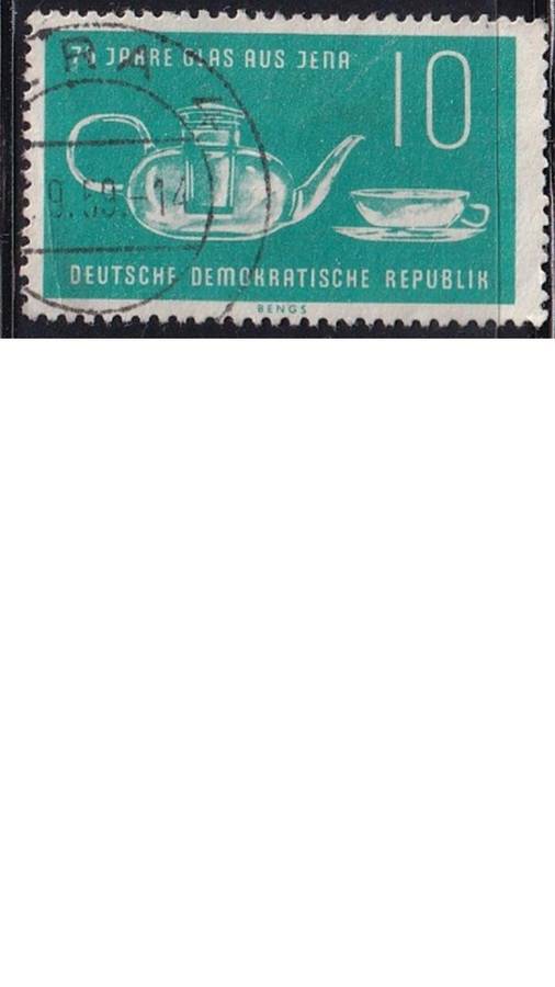 1959 The 75th Anniversary of Jena's Glass Works, DDR.