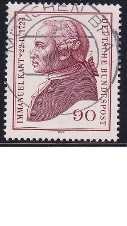 1974 The 250th Anniversary of the Birth of Immanuel Kant, Philosopher, Germany.