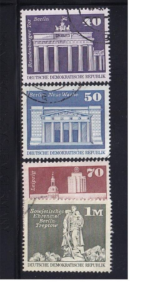 1973 Buildings, DDR.