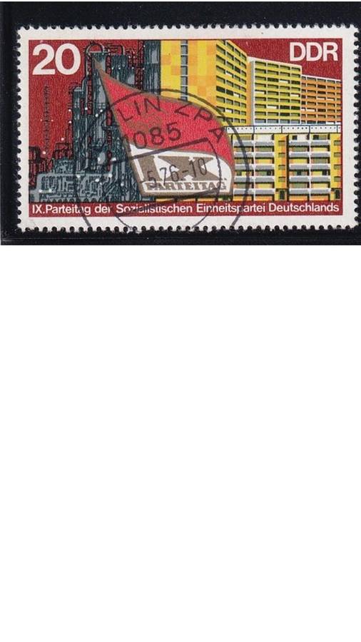 1976 The 9th Congress of the Socialist Unity Party, DDR.