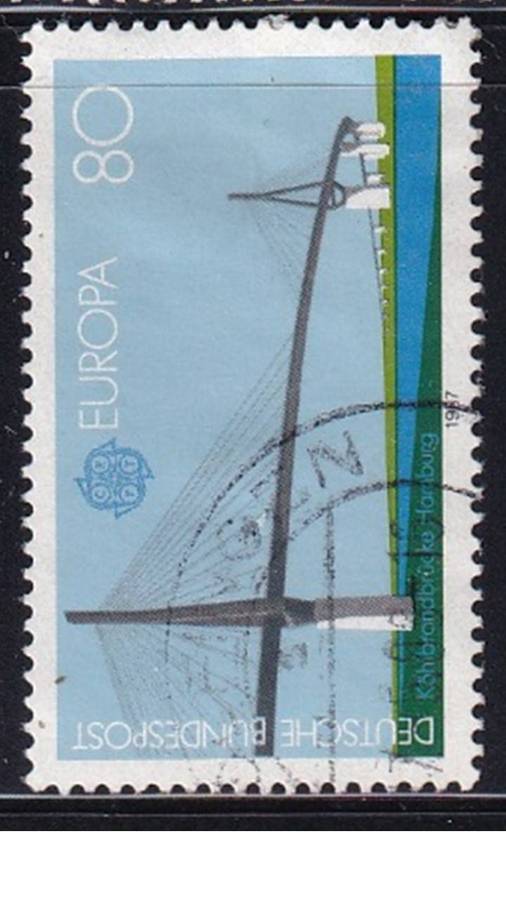1987 EUROPA Stamps - Modern Architecture, Germany.