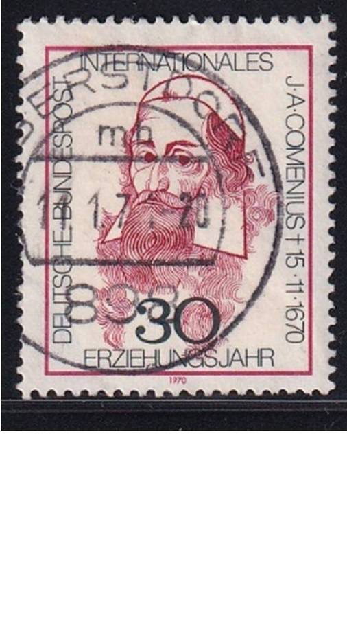 1970 The 300th Anniversary of the Death of Amos Comenius, Germany.