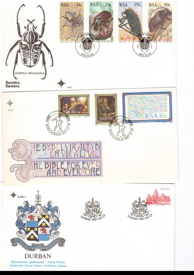 36 X RSA FIRST DAY COVERS SEE PICS
