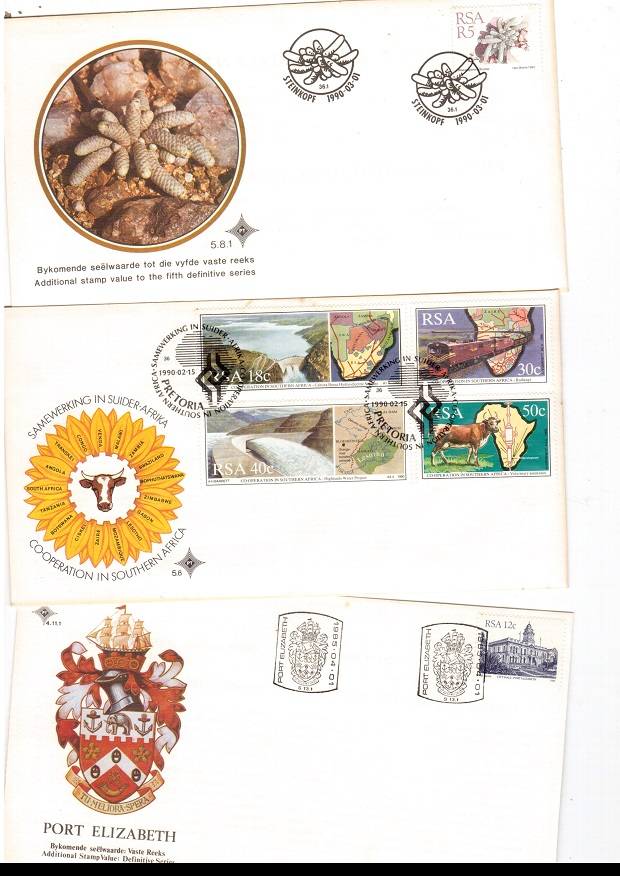 33 X RSA FIRST DAY COVERS SEE PICS