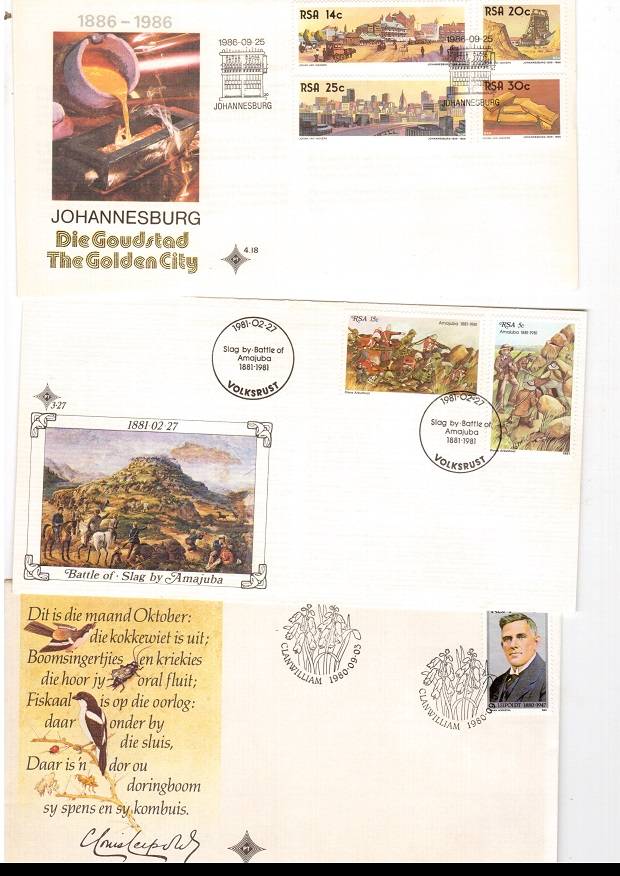 33 X RSA FIRST DAY COVERS SEE PICS