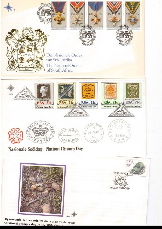 33 X RSA FIRST DAY COVERS SEE PICS