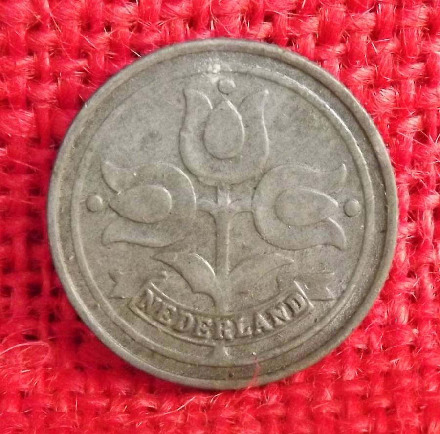 1941 Nazi occupation Coinage Netherland 10c Zinc WWII coin