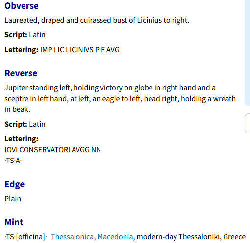 313 AD Scarce Roman Nummus /Follis Mascedonia