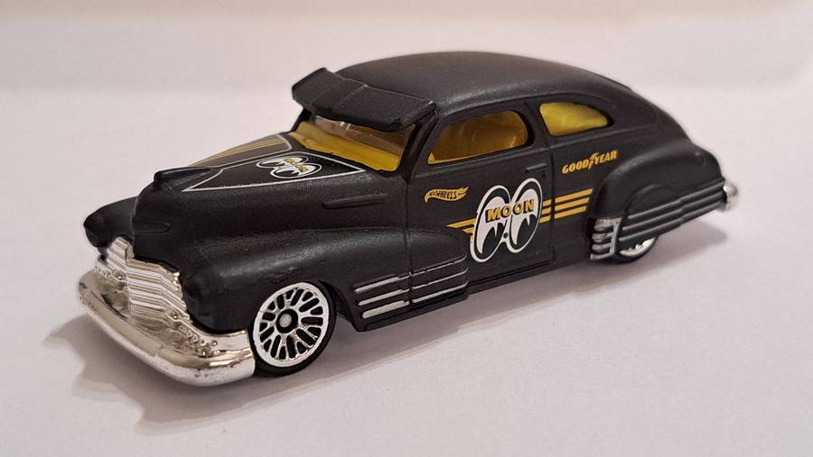 Hotwheels '47 Chevy Fleetline in Matt black Mooneyes Livery - A Special Model!