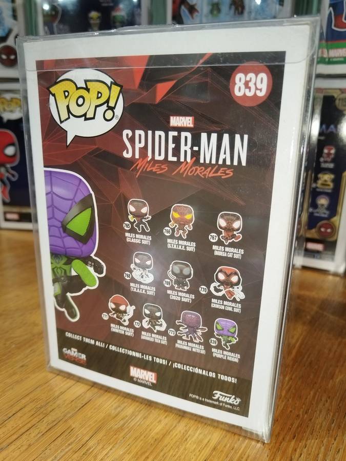 Spider-man Miles Morales Purple Reign Funko pop #839
