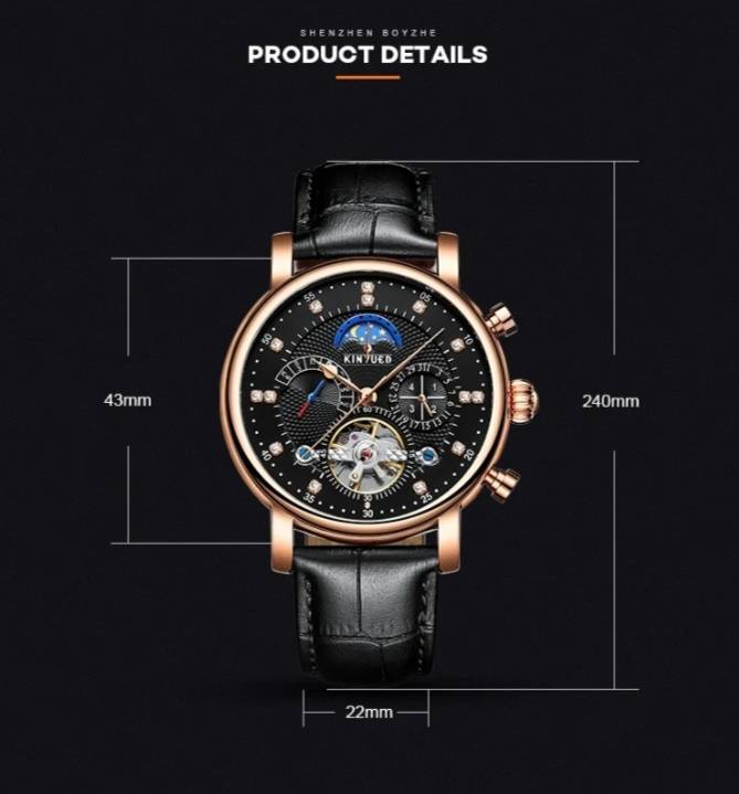 Handwinding Automatic Mechanical Movement Watch