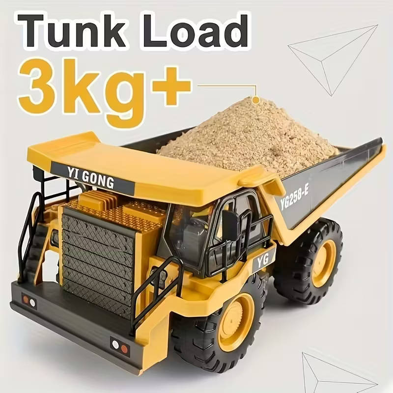 Remote controlled electric metal dump truck