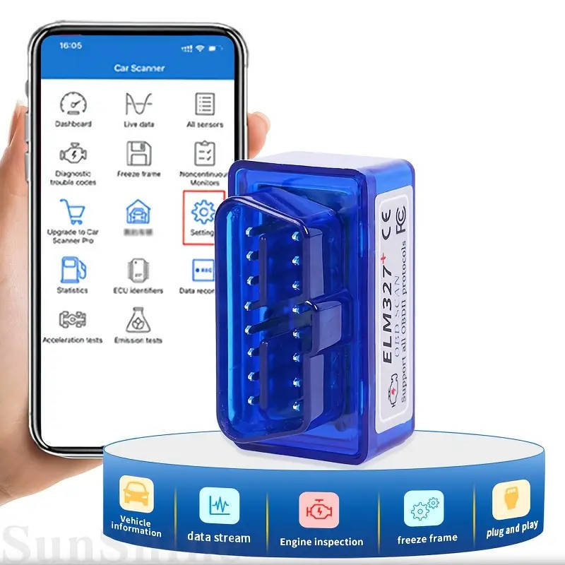 Mini ELM327 Wireless bluetooth Car Diagnostic Scanner
