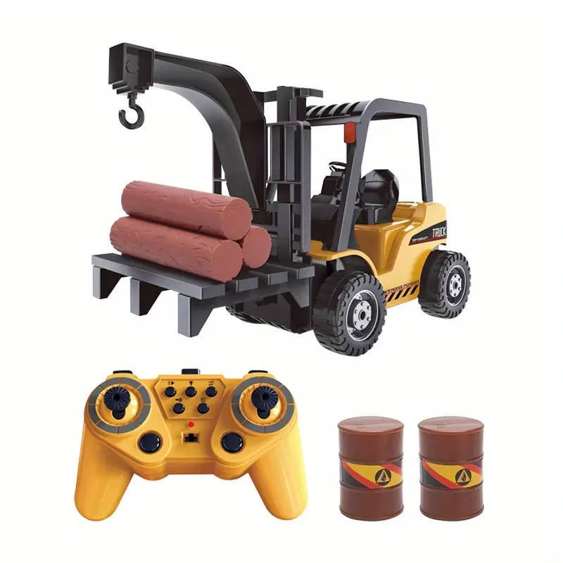 1:18 Scale Radio Controlled Forklift, 4WD 11 Channel, Lights & Movable Forks