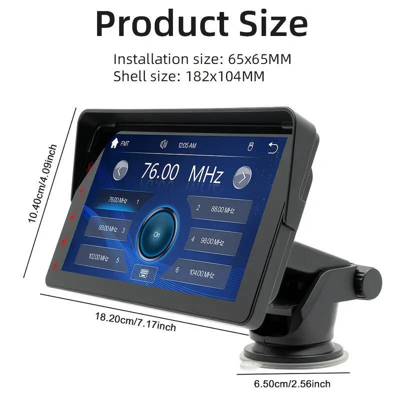 7'' Wirless carplay and Android auto touch screen media player