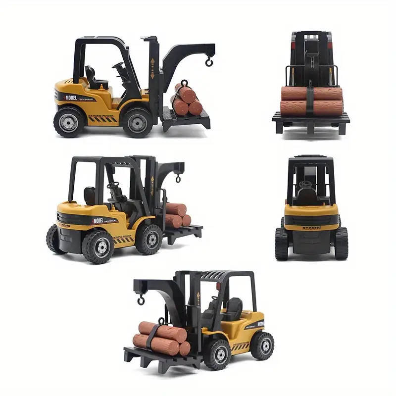 1:18 Scale Radio Controlled Forklift, 4WD 11 Channel, Lights & Movable Forks