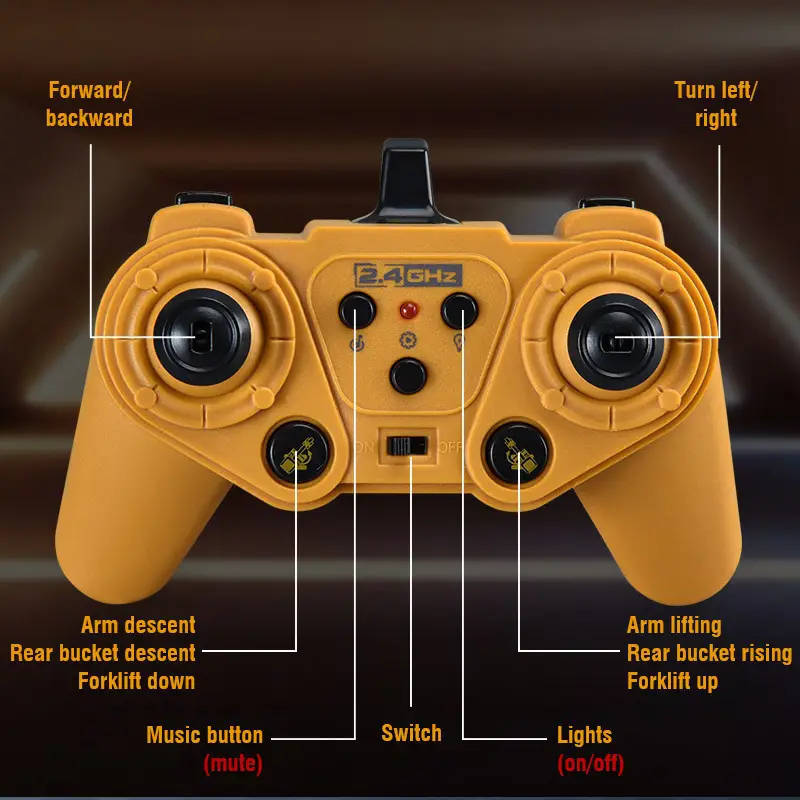 Remote controlled electric dump truck 9 channel