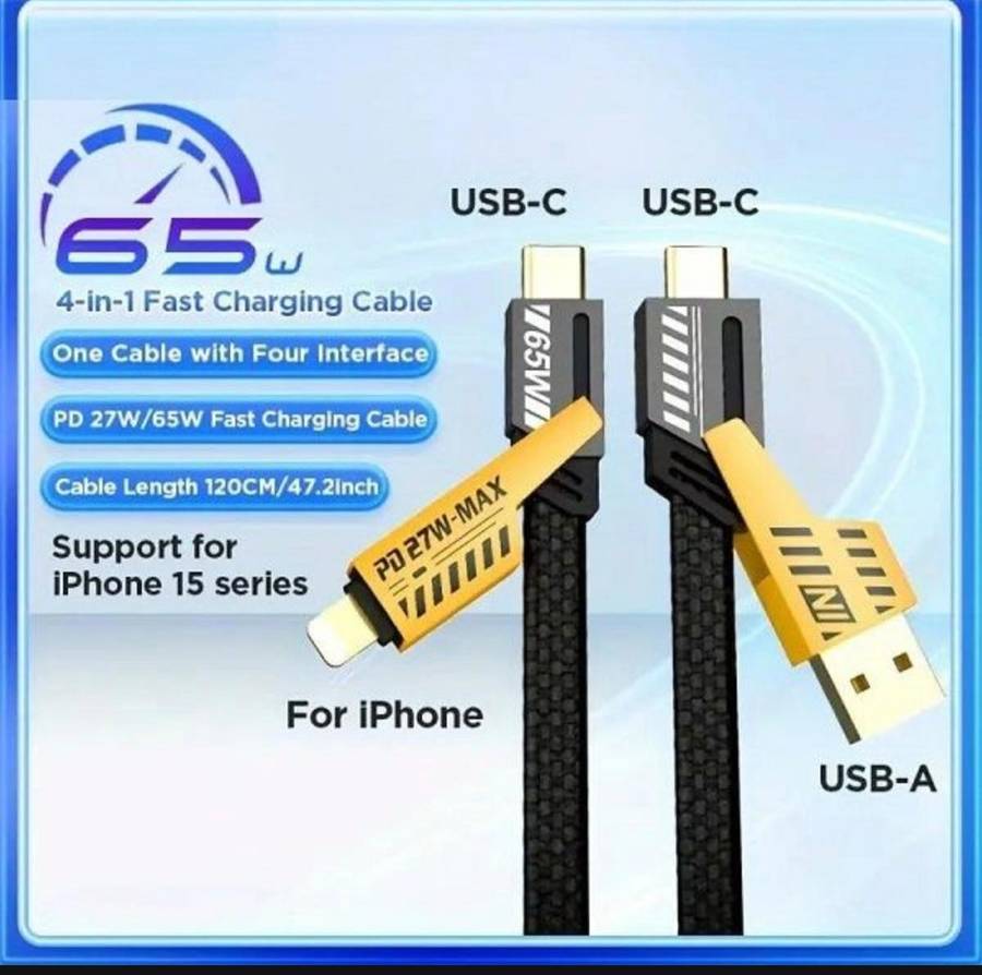 4 in 1 charging cable