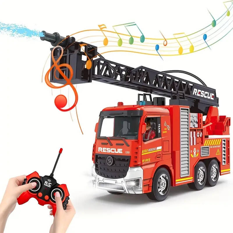 Remote Control fire truck with working lights and sound with working water spray