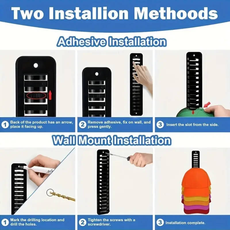 Space-Saving  Cap Organizer