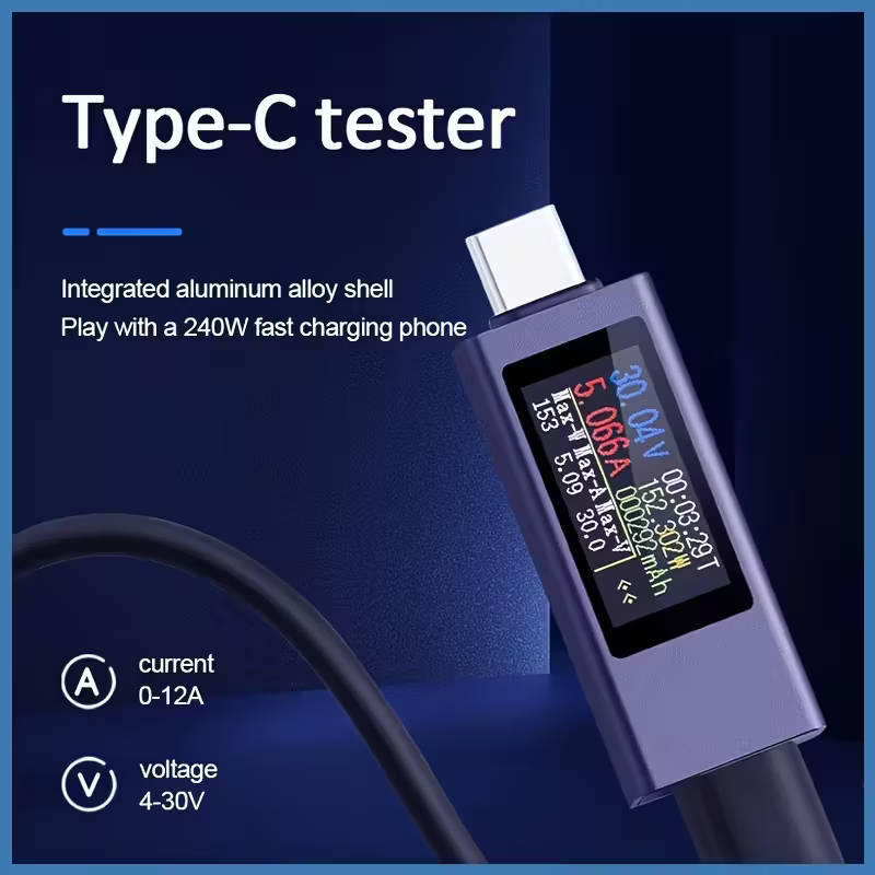 USB C voltage and current tester