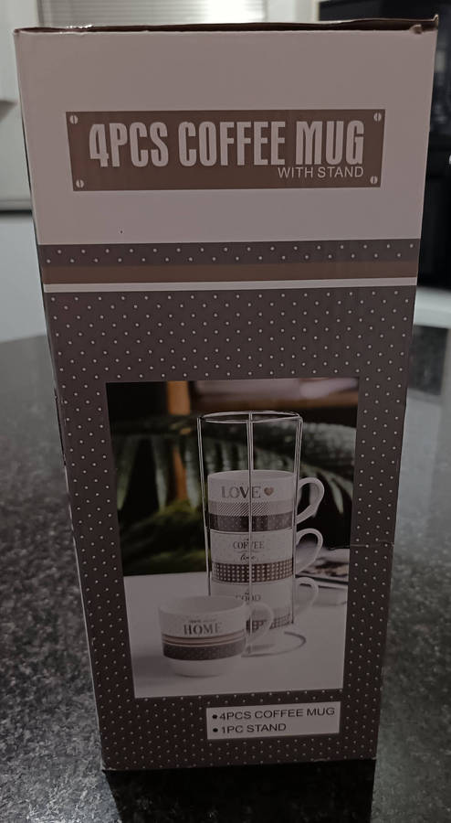 4-Piece Stackable Coffee Mug