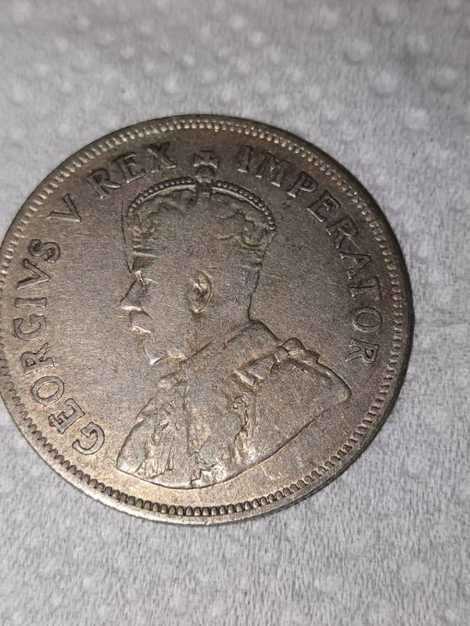 Coin 1923 2 and a half shillings. As per scan