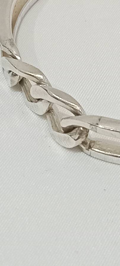 Sterling silver chunky bracelet