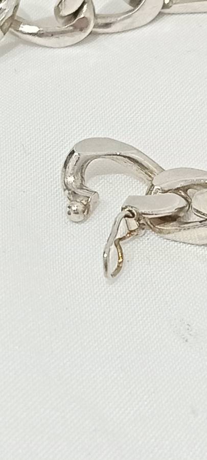 Sterling silver chunky bracelet