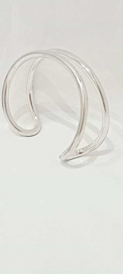 Tiffany & Co sterling silver open cuff bangle