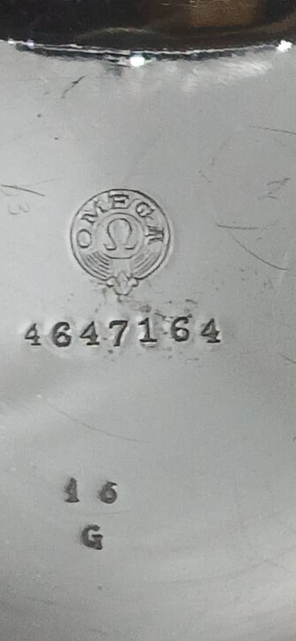 1910 Omega Railroad open face pocket watch