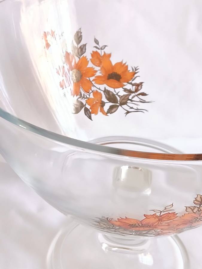 Vintage Arcoroc dessert or fruit bowl